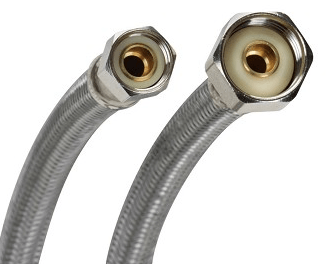 3/8 in. Compression X 1/2 in. D FIP 20 in. Braided Stainless Steel Supply Line