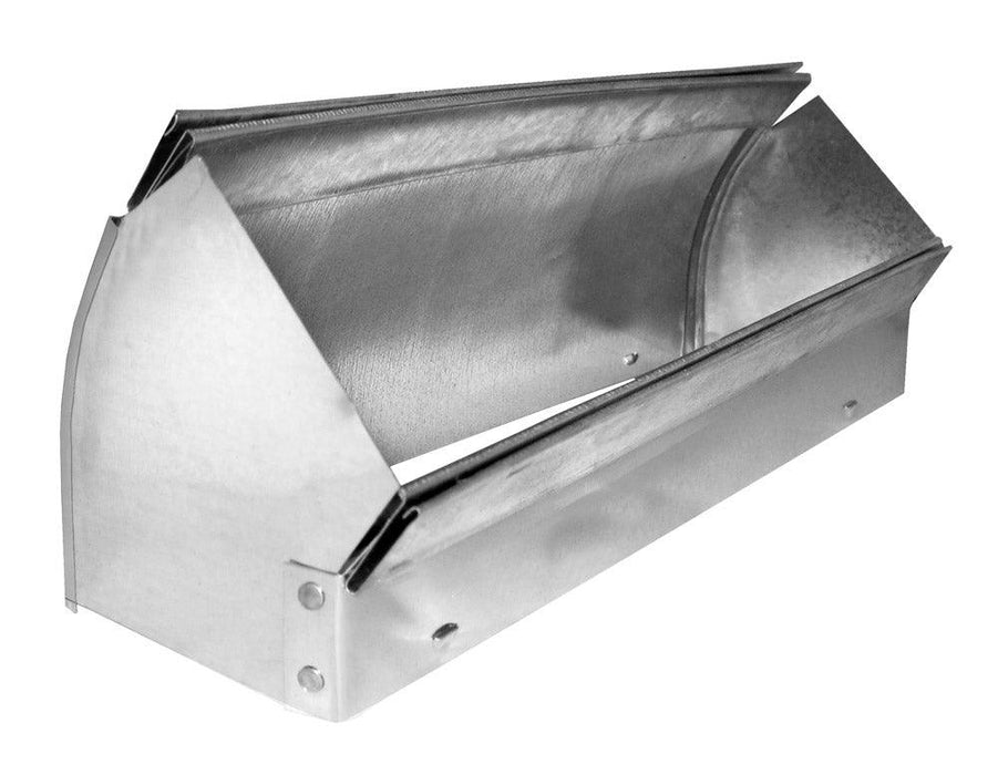 14" X 8" Vertical Duct 45° Elbow