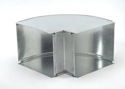 16" X 8" Flat Duct 90° Elbow