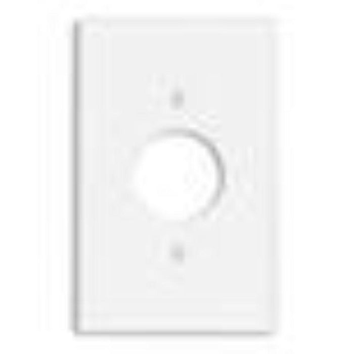 80504I Leviton 1-Gang Single 1.406 Inch Hole Device Receptacle Wallplate, Midway Size, Thermoset, Device Mount - Ivory