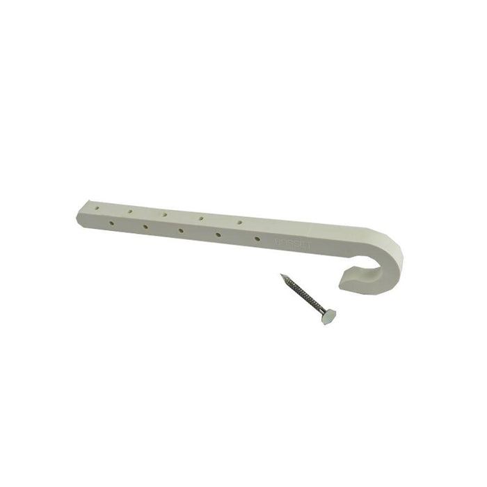 BRH-34 C & S Manufacturing Hanger, Rigid, ABS Plastic, White, 6-1/2" L., 3/4" CTS