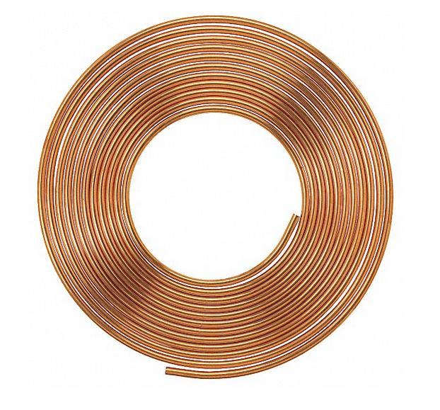 1" Type K Copper Tubing - 45' Soft Copper Coil