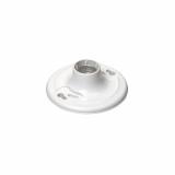 8829-CW2 Leviton 660W/250V Medium Base One-Piece Urea Outlet Box Mount Incandescent Lampholder, Keyless, Single Circuit, 6" Pig Tail Leads Top Wired - White