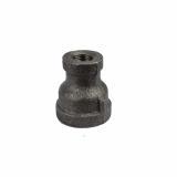 660557 Everflow 1-1/2" X 1/2" Black Malleable Iron Reducing Coupling