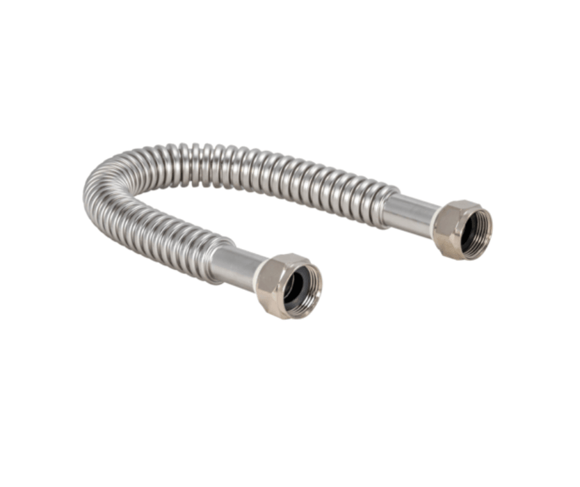 3/4" FIP X 3/4" FIP X 24" SS WATER HEATER CONNECTOR