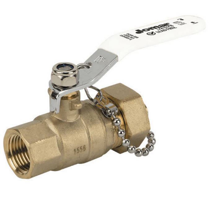 100-654G - 3/4" FIP X 3/4" HFG LEAD FREE BALL VALVE - American Copper & Brass - JOMARIN067 BALL VALVES