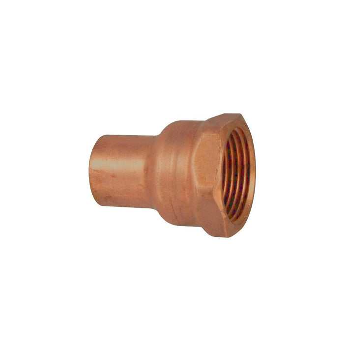 103R-FK - NIBCO 603R 1/2" X 3/4" Wrot Copper Female Adapter - American Copper & Brass - NIBCO INC SWEAT FITTINGS