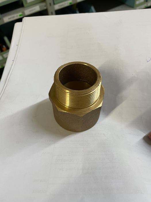104R-SR - 2" X 1-1_2" WROT COPPER REDUCING MALE ADAPTER - American Copper & Brass - NIBCOPV191 Inventory Blowout