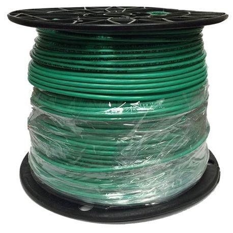 10GRNTHHN - 10 STRANDED GREEN THHN WIRE (500FT) - American Copper & Brass - SOUTHWI119 Inventory Blowout
