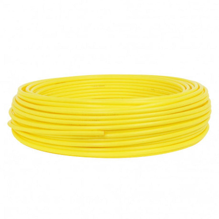12150GAS - TUB00515 Oil Creek 1/2" CTS (5/8” OD) PE-2708 Yellow Poly Gas Pipe, Medium Density - 150’ Coil - American Copper & Brass - OIL CREEK PLASTICS, INC POLY GAS PIPE