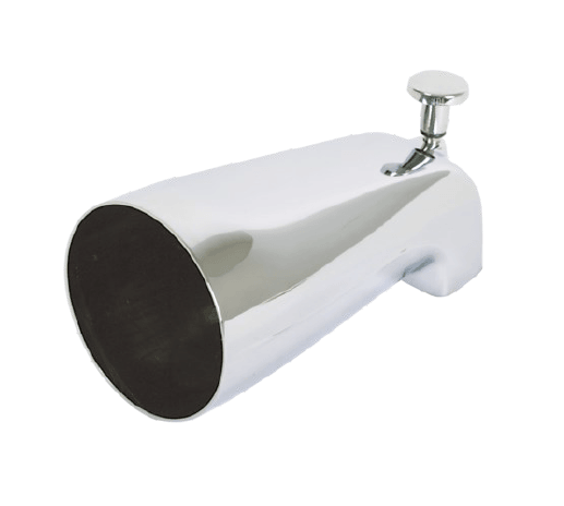 15083 - 1/2" IPS CP ZINC DIVERTER SPOUT - American Copper & Brass - EZFLOIN761 FAUCET/SHOWER ACCESS