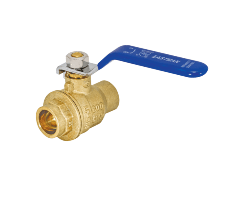 20061LF - 1/2" CXC CAST BRASS BALL VALVE LOW LEAD - American Copper & Brass - EZFLOIN761 BALL VALVES