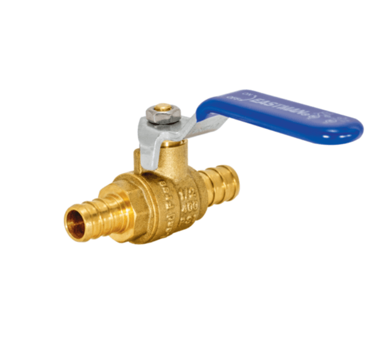 20093LF - 1/2" F1807 CRIMP PEX BALL VALVE LOW LEAD - American Copper & Brass - EZFLOIN761 BALL VALVES