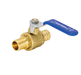 20094LF - 3/4" F1807 CRIMP PEX BALL VALVE LOW LEAD - American Copper & Brass - EZFLOIN761 BALL VALVES