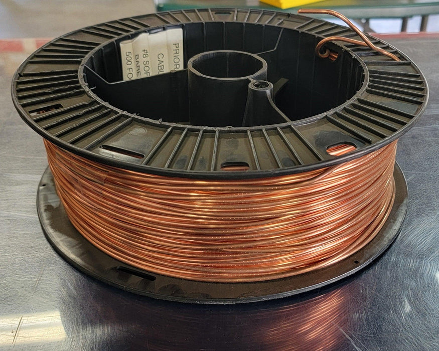 8SOL - #8 SOLID SD -500FT ONLY - American Copper & Brass - PRIORIT115 WIRE, CORD, AND CABLE