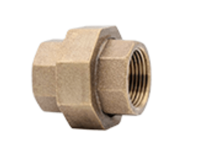 AB104Q - 310-146LF Legend Valve & Fitting 1-1/4" Female Pipe Thread Brass Union - Cast Brass - American Copper & Brass - LEGEND VALVE & FITTING BRASS FITTINGS