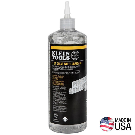51028 - 51028 Klein Tools Premium Synthetic Clear Lubricant 1-Quart - American Copper & Brass - KLEIN TOOLS INC Inventory Blowout