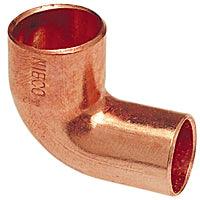 107C-2-F - NIBCO 607-2 1/2" Ftg x C 90° Copper Elbow, Close Rough - American Copper & Brass - NIBCO INC SWEAT FITTINGS