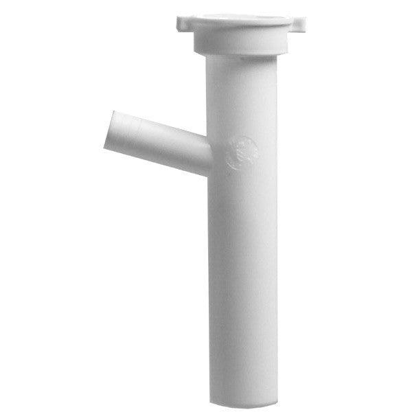 APL902 - 902DS34PVC JB PRODUCTS 1-1/2″ x 8″ Branch Tailpiece DC with 3/4″ Spout, White PP - American Copper & Brass - JB PRODUCTS INC PLASTIC TUBULAR