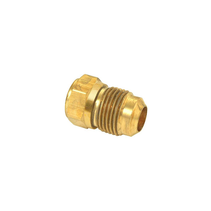 A46EE - 46-66 3/8" OD Flare X 3/8" Fip Brass Connector - American Copper & Brass - ACME PARTS INC DOMESTIC BRASS FLARE FITTINGS