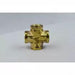 AB102C - 1_4" INCH BRASS CROSS FORGED - American Copper & Brass - UNITEDB277 Inventory Blowout