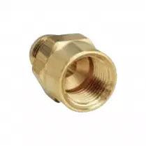 AI46EF - 3_8" OD FLARE X 1_2" FIP IMPORT BRASS ADAPTER - American Copper & Brass - MAYANKR120 Inventory Blowout