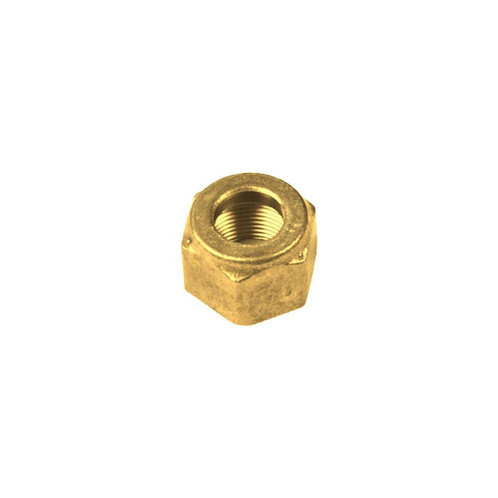 ANS4E - E6-NUT United Brass 3/8" OD Short Flare Nut - Brass - American Copper & Brass - UNITED BRASS MFG INC DOMESTIC BRASS FLARE FITTINGS