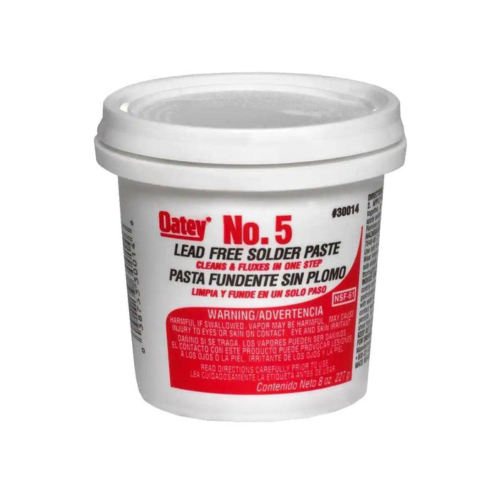 AOT5-8 - 30014 OATEY No. 5 Paste Flux, 8 oz. - American Copper & Brass - OATEY S.C.S. CHEMICALS