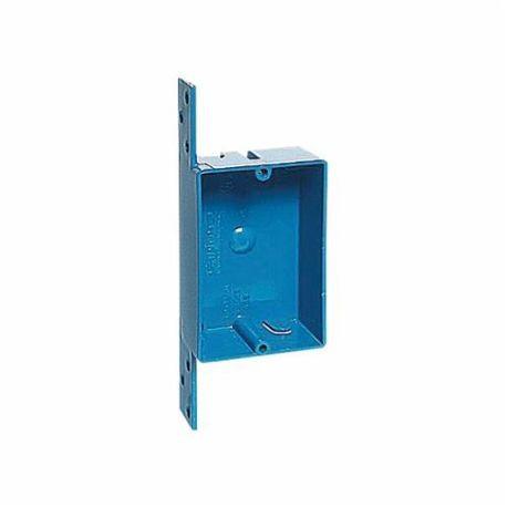 B108B - 1-1/4" DEEP SINGLE GANG PVC OUTLET BOX - American Copper & Brass - ORGILL INC ELECTRICAL BOXES AND COVERS