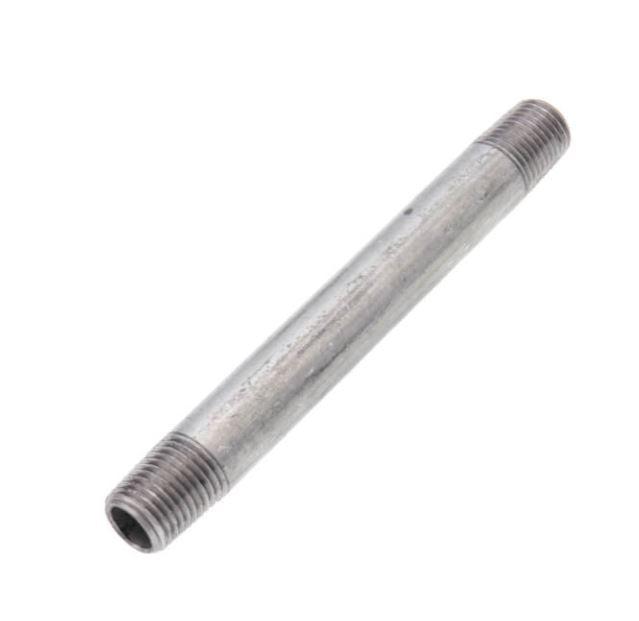 G-113C41/2 - NPGL1445 Everflow 1/4" X 4-1/2" Galvanized Steel Pipe Nipple - American Copper & Brass - EVERFLOW SUPPLIES INC STEEL NIPPLES