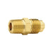L48EF - 48-68LNG 3/8" OD Flare X 1/2" MIP Extra Long Brass Male Connectors - American Copper & Brass - ACME PARTS INC DOMESTIC BRASS FLARE FITTINGS