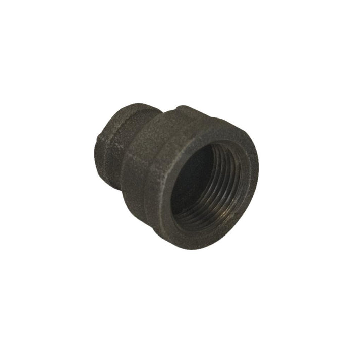 M-119FE - 1/2 X 3/8 BLK RED CLPG - American Copper & Brass - USD Products MALLEABLE FITTINGS