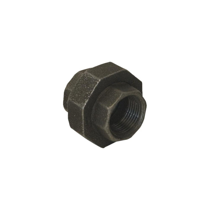 M-104F - 1/2 BLK UNION - American Copper & Brass - USD Products MALLEABLE FITTINGS