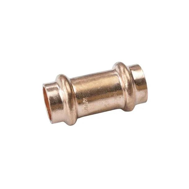 PC600DS-M - PC600DS 1 NIBCO 1" Copper Coupling with Stop-Press - American Copper & Brass - NIBCO INC PRESS FITTINGS