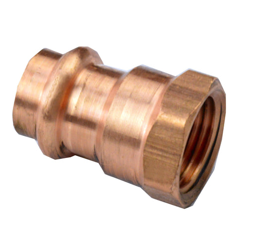 PC603-Q - NIBCO PC603 1-1/4" X 1-1/4" P X F Copper Adapter - American Copper & Brass - NIBCO INC PRESS FITTINGS