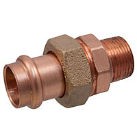 NIBCO PC633-4 1-1/2" Press X MPT Wrot Copper Union