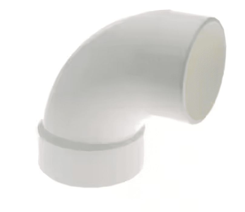 3" SCHEDULE 30 PVC-DWV 90 ELBOW