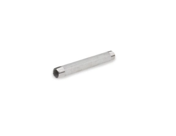 1/8" X 6" STAINLESS STEEL NIPPLE