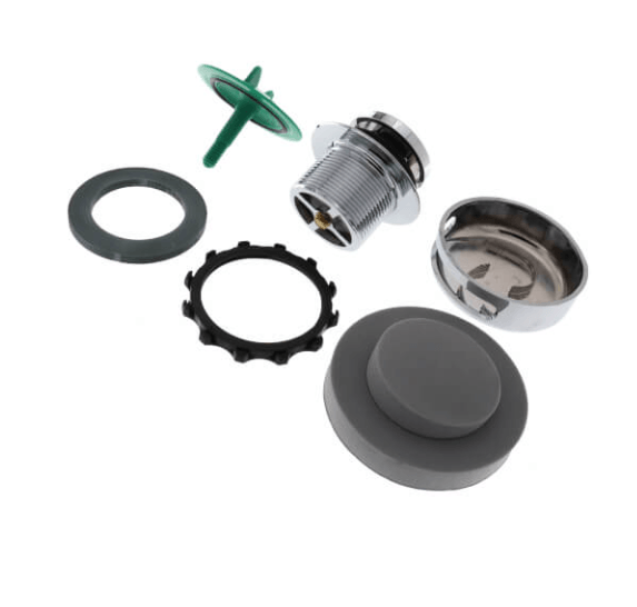 Innovator 901 Schedule 40 PVC Bath Waste Half Kit with Foot Actuated Bathtub Stopper (Chrome Plated) 901-FA-PVC-CP