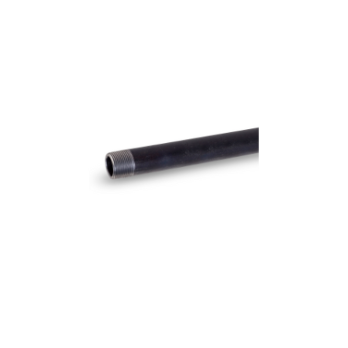 1-1/2" x 18" BLACK STEEL NIPPLE SCH40 PRE-CUTS