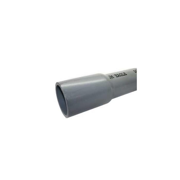 JM Eagle 67595 Conduit, 1 in, 10 ft L, SCH 80, PVC