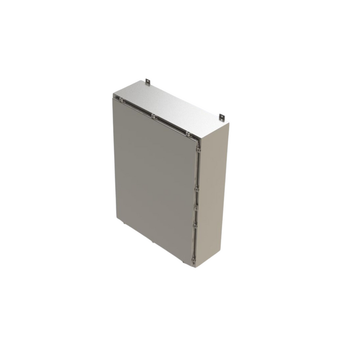 NEMA 4 WALL-MOUNT, WATER-TIGHT ENCLOSURE WITH BACK PANEL 30X24X10