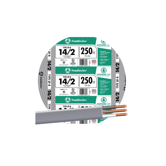 14AWG, 2-W W/GROUND