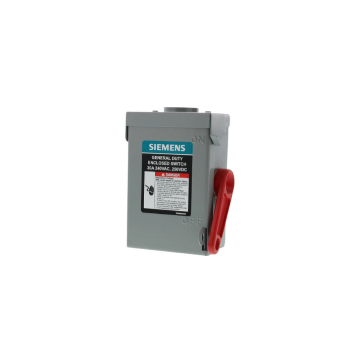 GNF321R Siemens General Duty Safety Switch, 2/3P 30A 240V RT