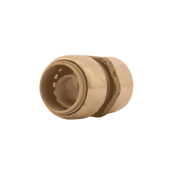 U094LF RWC SharkBite Brass Push Female Adapter, Straight, 1" x 1" FNPT