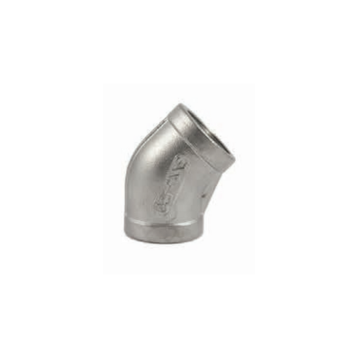 1 STAINLESS STEEL 45 ELBOW (316)