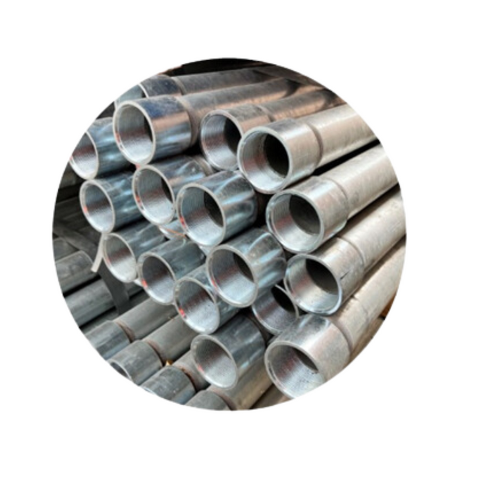 1/2" X 21' GALVANIZED   THREAD & COUPLED PIPE DOMESTIC