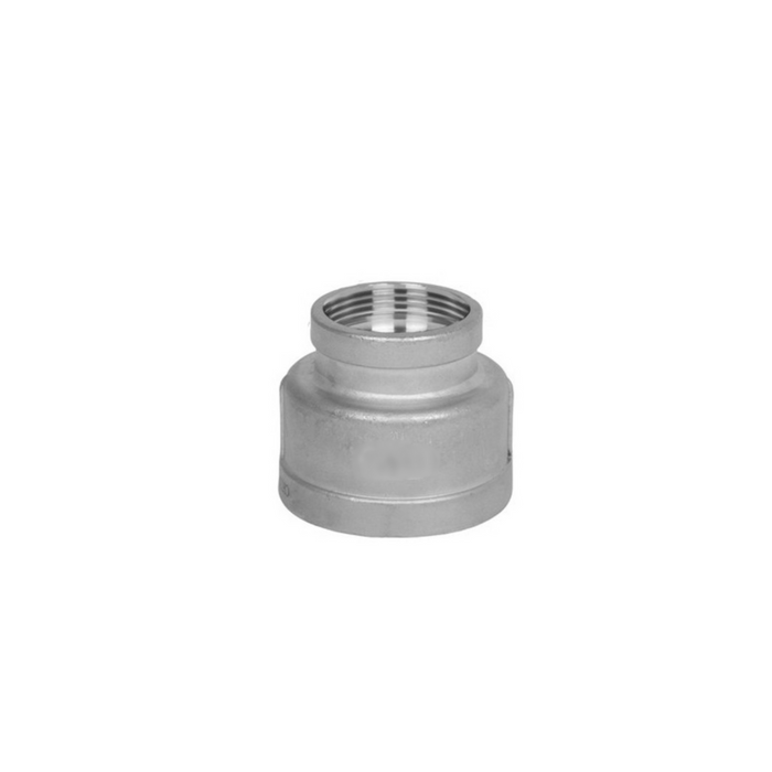 "1-1/2" X 1" STAINLESS STEEL REDUCING COUPLING (316)