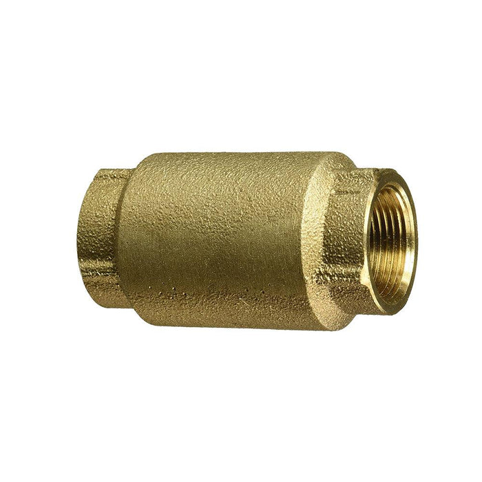 W601-1-1/2 - 1-1/2" FIP IN-LINE SPRING CHECK VALVE CAST BRONZE - American Copper & Brass - SIMMONS MANUFACTURING CO CHECK VALVES