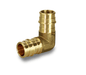 EPXE44 - WPLN0034-NL Everflow 3/4" F1960 Elbow Brass Lead Free - American Copper & Brass - EVERFLOW SUPPLIES INC BRASS FITTINGS